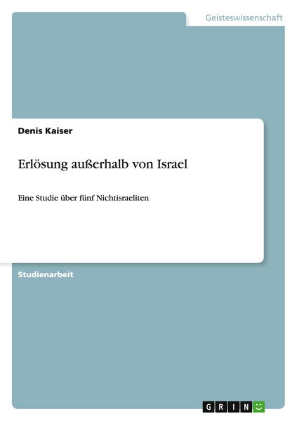 Produktbild: Erl&ouml;sung au&szlig;erhalb von Israel