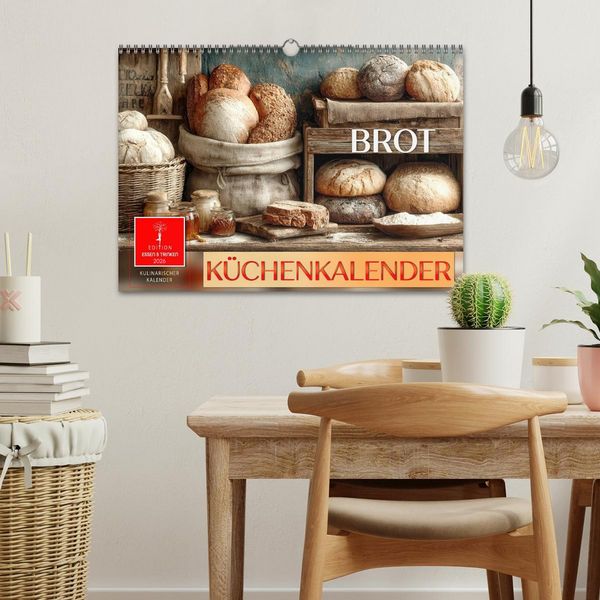 Produktbild: K&uuml;chenkalender Brot (Wandkalender 2026 DIN A3 quer), CALVENDO Monatskalender