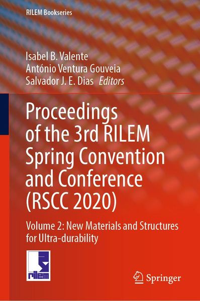 Produktbild: Proceedings of the 3rd RILEM Spring Convention and Conference (RSCC 2020)