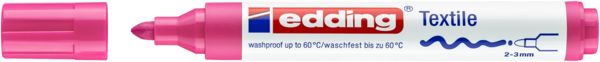 Produktbild: edding 4500 Textilmarker neonpink
