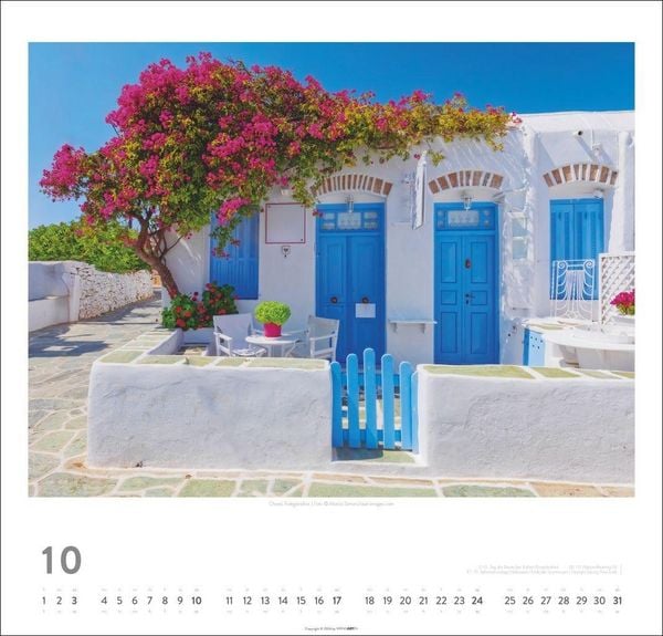 Produktbild: Griechische Inseln Kalender 2027 - Im Land der G&ouml;tter