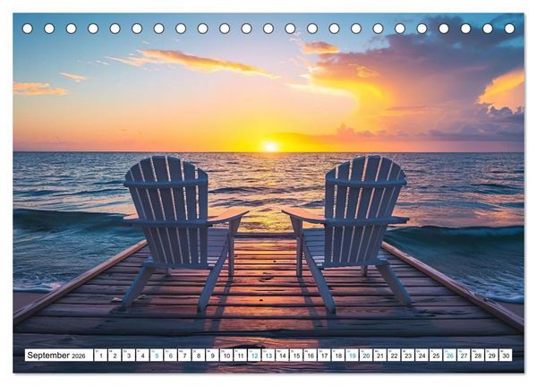 Produktbild: Momente der Stille (Tischkalender 2026 DIN A5 quer), CALVENDO Monatskalender