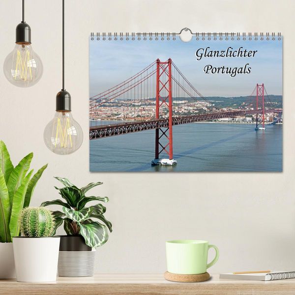 Produktbild: Glanzlichter Portugals (Wandkalender 2026 DIN A4 quer), CALVENDO Monatskalender