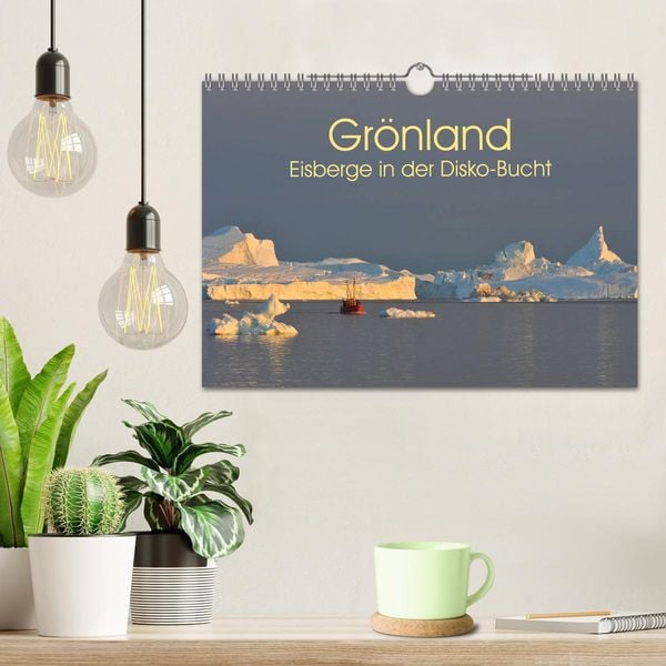 Produktbild: Gr&ouml;nland: Eisberge in der Disko Bucht (Wandkalender 2026 DIN A4 quer), CALVENDO Monatskalender