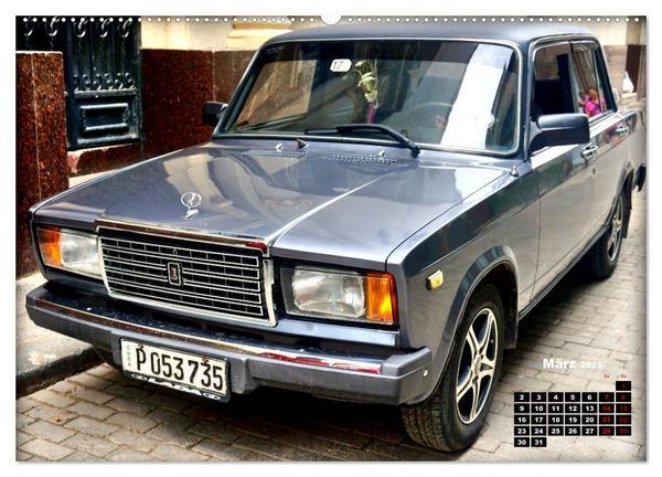 Produktbild: LADA-2107 - Die Auto-Ikone der UdSSR (Wandkalender 2026 DIN A2 quer), CALVENDO Monatskalender