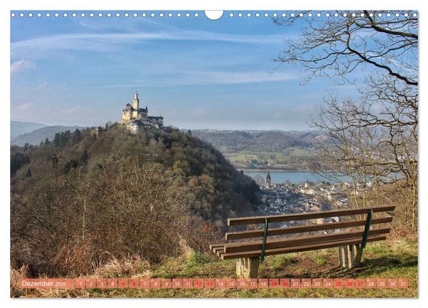Produktbild: Sch&ouml;ne Aussichten B&auml;nke zum Verweilen (Wandkalender 2026 DIN A3 quer), CALVENDO Monatskalender