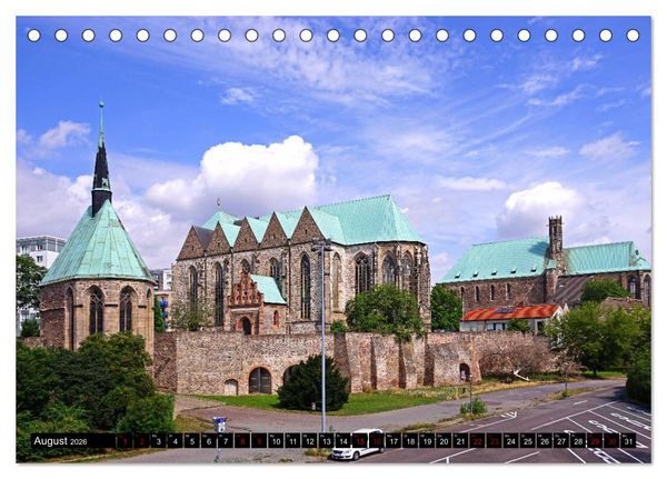 Produktbild: Magdeburger Ansichten (Tischkalender 2026 DIN A5 quer), CALVENDO Monatskalender