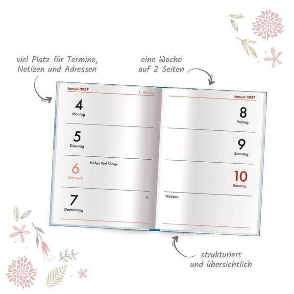 Produktbild: TR&Ouml;TSCH - Taschenkalender A7 Katze 2027
