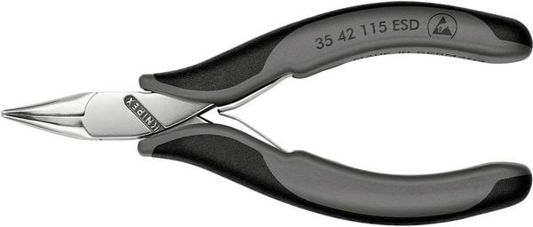 Produktbild: Knipex 35 42 115 ESD ESD Spitzzange 45&deg; gebogen 115mm