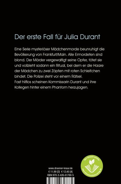 Produktbild: Jung, blond, tot / Julia Durant Band 1