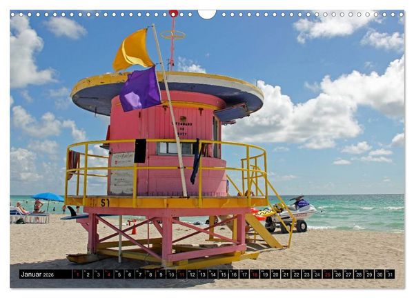 Produktbild: MIAMI (Wandkalender 2026 DIN A3 quer), CALVENDO Monatskalender