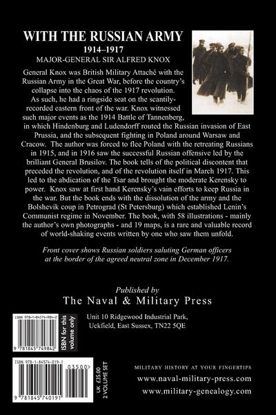 Produktbild: With the Russian Army 1914-1917 Volume 1