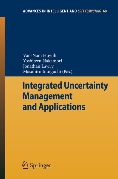 Produktbild: Integrated Uncertainty Management and Applications