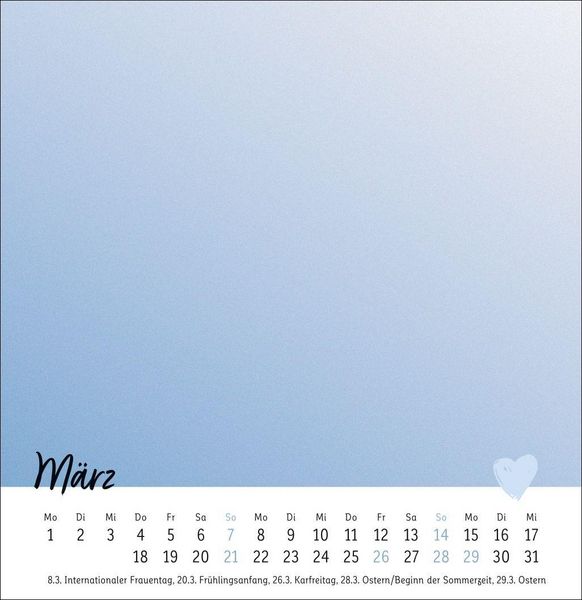 Produktbild: Kreativkalender zum Aufstellen Mit Liebe gemacht 2027