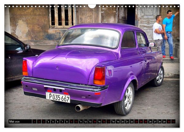 Produktbild: SKODA HITS - Oldtimer der CSSR in Kuba (Wandkalender 2026 DIN A3 quer), CALVENDO Monatskalender
