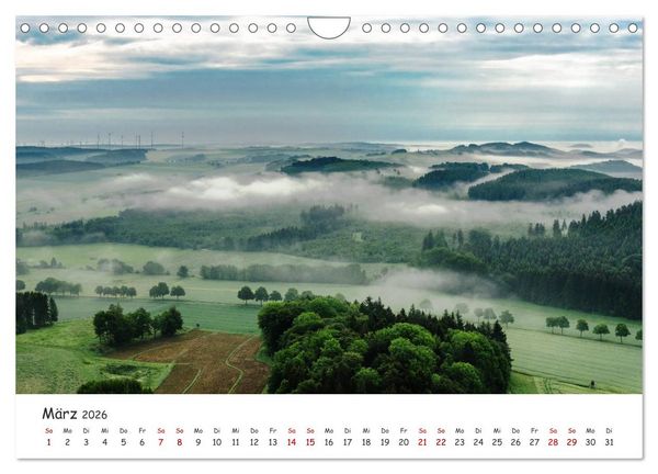 Produktbild: Das Sauerland bei Brilon aus der Vogelperspektive (Wandkalender 2026 DIN A4 quer), CALVENDO Monatskalender