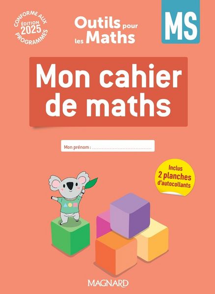 Produktbild: Outils pour les maths MS : mon cahier de maths : conforme aux