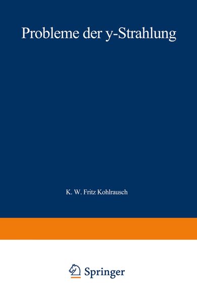 Produktbild: Probleme der &gamma;-Strahlung