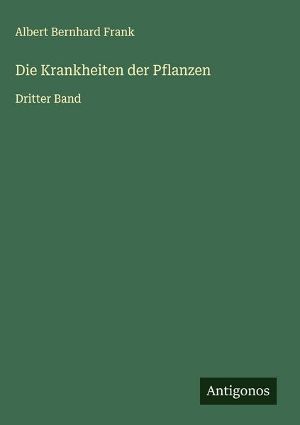Produktbild: Die Krankheiten der Pflanzen