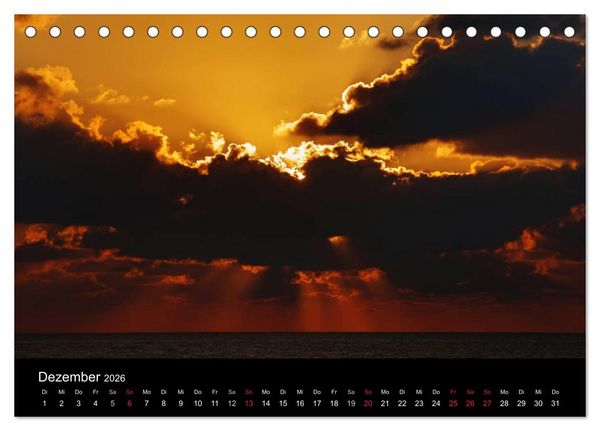 Produktbild: Kalabrien: Wo die Sonne Urlaub macht (Tischkalender 2026 DIN A5 quer), CALVENDO Monatskalender