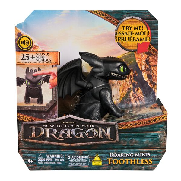 Produktbild: Drachenz&auml;hmen leicht gemacht - Interaktiver Mini-Drache Ohnezahn, Figur mit Soundeffekten&nbsp;
