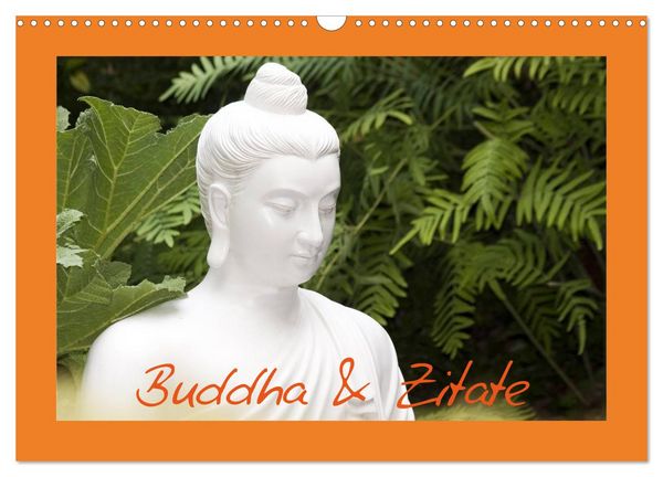 Produktbild: Buddha & Zitate (Wandkalender 2026 DIN A3 quer), CALVENDO Monatskalender