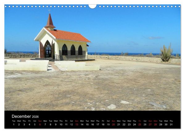 Produktbild: Monuments of Aruba 2026 (Wall Calendar 2026 DIN A3 landscape), CALVENDO 12 Month Wall Calendar