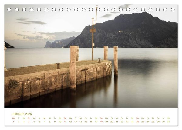 Produktbild: GARDASEE - das Nordufer (Tischkalender 2026 DIN A5 quer), CALVENDO Monatskalender