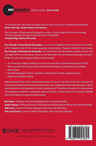 Produktbild: Key Concepts in Development Geography