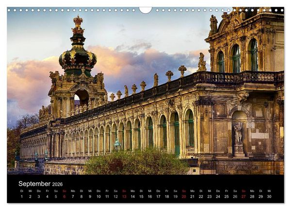 Produktbild: Dresden 2026 (Wandkalender 2026 DIN A3 quer), CALVENDO Monatskalender