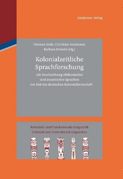 Produktbild: Kolonialzeitliche Sprachforschung