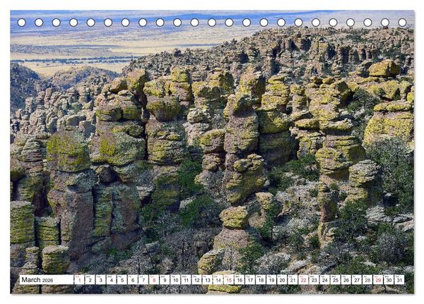Produktbild: Spectacular Rock Formations in the Western US (Desk Calendar 2026 DIN A5 landscape), CALVENDO 12 Month DeskCalendar