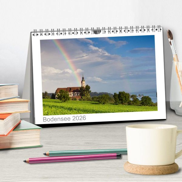 Produktbild: Bodensee 2026 (Tischkalender 2026 DIN A5 quer), CALVENDO Monatskalender