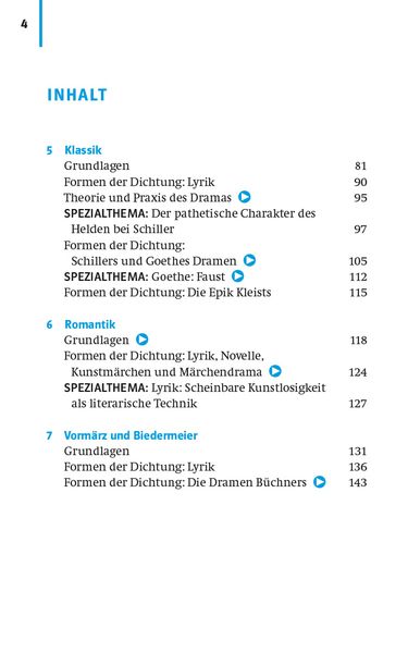 Kompakt-Wissen Deutsch Literaturgeschichte