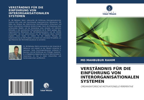 Produktbild: Verst&auml;ndnis f&uuml;r die Einf&uuml;hrung von Interorganisationalen Systemen
