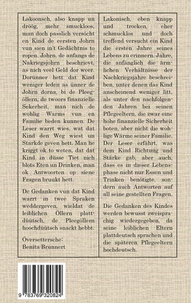 Produktbild: Lakonie eines Nachkriegskindes