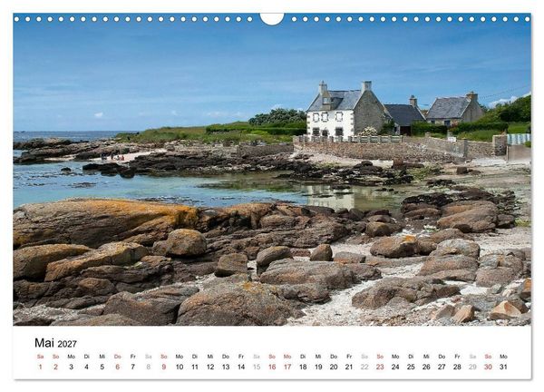 Produktbild: Bretonische Impressionen (Wandkalender 2027 DIN A3 quer), CALVENDO Monatskalender