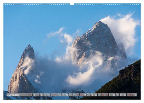 Produktbild: Patagonien - Eine Landschaft der Kontraste (hochwertiger Premium Wandkalender 2026 DIN A2 quer), Kunstdruck in Hochglanz
