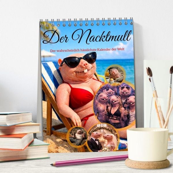 Produktbild: Der Nacktmull (Tischkalender 2027 DIN A5 hoch), CALVENDO Monatskalender