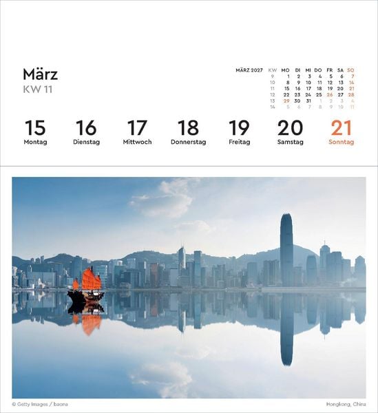 Produktbild: Faszination Fernost - KUNTH Postkartenkalender 2027