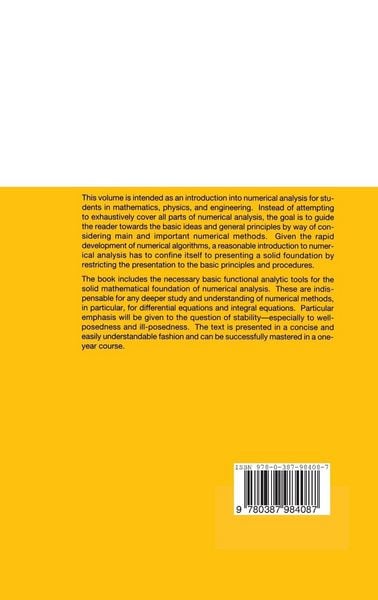 Produktbild: Numerical Analysis