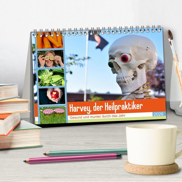 Produktbild: Harvey, der Heilpraktiker (Tischkalender 2026 DIN A5 quer), CALVENDO Monatskalender
