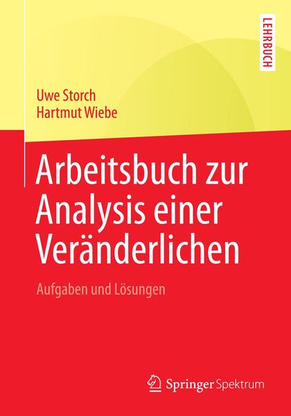 Produktbild: Arbeitsbuch zur Analysis einer Ver&auml;nderlichen