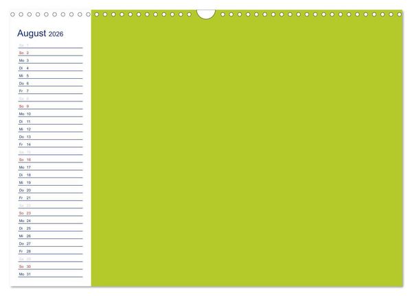 Produktbild: Farbiger Bastelkalender (Wandkalender 2026 DIN A3 quer), CALVENDO Monatskalender