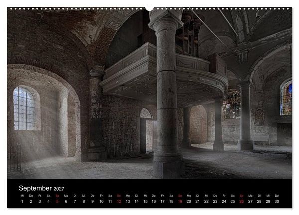 Produktbild: Geheimnisvolle Orte - Lost Places (Wandkalender 2027 DIN A2 quer), CALVENDO Monatskalender