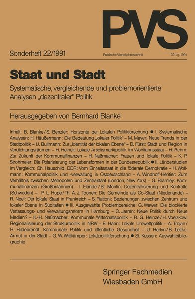 Produktbild: Staat und Stadt