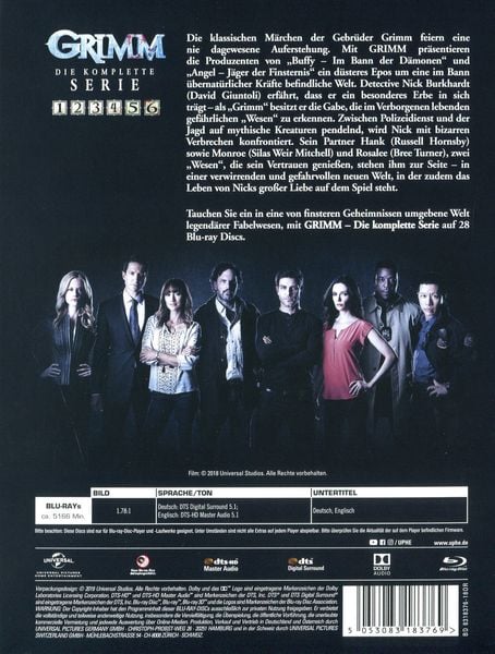 Grimm - Die Komplette Serie [28 BRs]