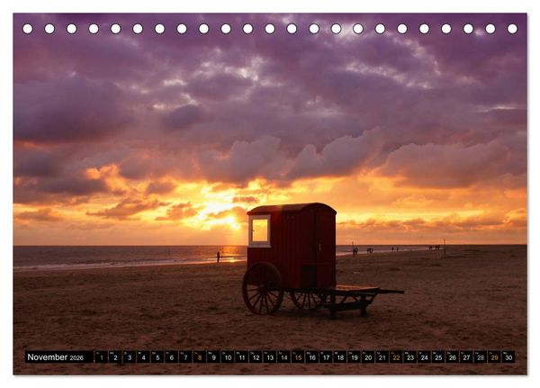 Produktbild: Borkum (Tischkalender 2026 DIN A5 quer), CALVENDO Monatskalender