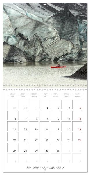 Produktbild: COLOURS OF ICELAND (Wall Calendar 2026 12 &times; 12 Inch) CALVENDO 12 Month Wall Calendar