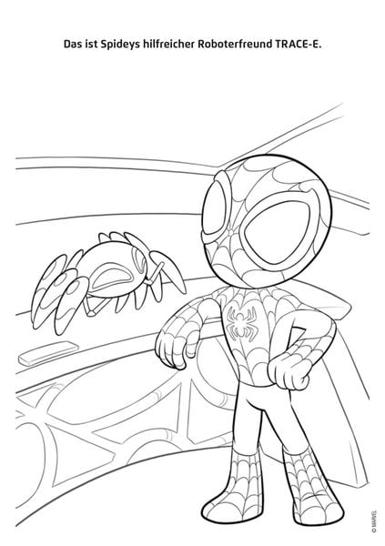 Produktbild: MARVEL Spidey und seine Super-Freunde: Mein cooler Malblock